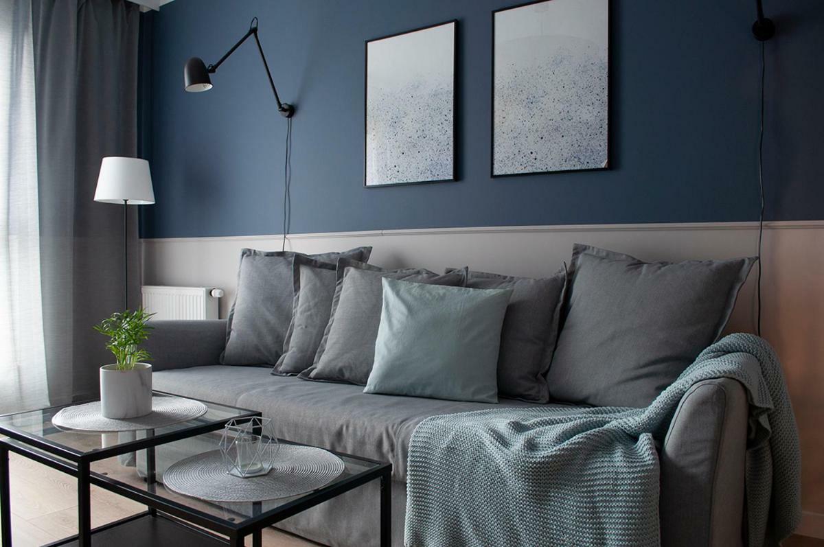 Navyblue Apartment Cracow Free Parking Tv Krakau Buitenkant foto