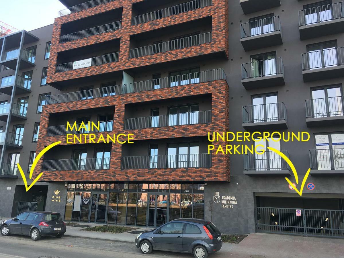 Navyblue Apartment Cracow Free Parking Tv Krakau Buitenkant foto